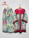 Aasha Turkis Vol 4 Modal Satin Printed Co Ord Set Exporters In India